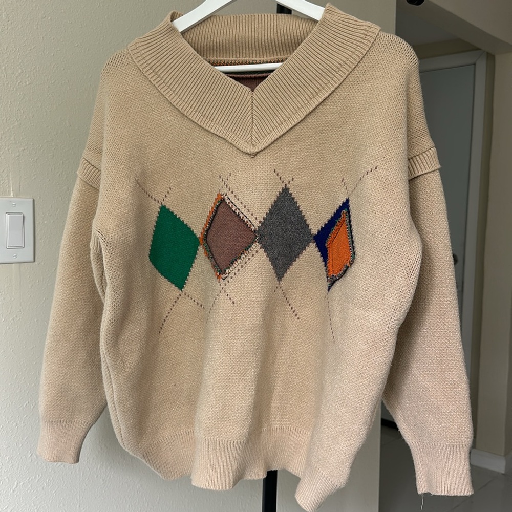 ADER ERROR ARGYLE SWEATER - Picture 7 of 11